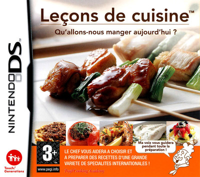 Pochette Leçons de cuisine : Qu'allons nous manger aujourd'hui? version DS