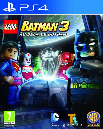 Pochette LEGO Batman 3 : Au-delà de Gotham version PlayStation 4