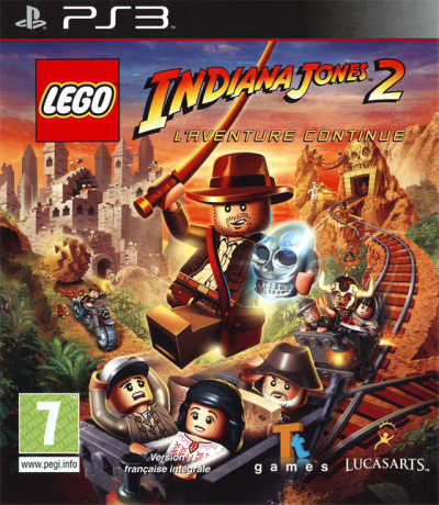 Pochette LEGO Indiana Jones 2 : L'aventure continue version PlayStation 3