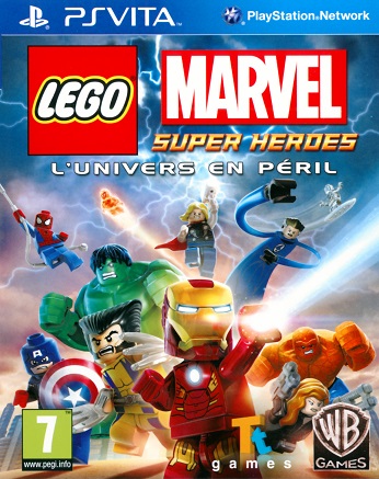 Pochette LEGO Marvel Super Heroes : L'Univers en Péril version PSVita