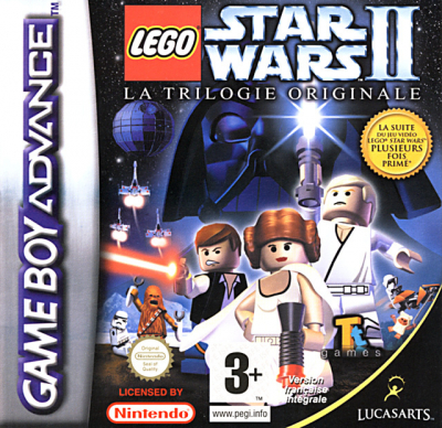 Pochette LEGO Star Wars II : la trilogie originale version GameBoy Advance
