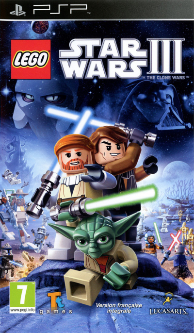 Pochette LEGO Star Wars III : The Clone Wars version PSP