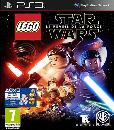 Pochette LEGO Star Wars : Le réveil de la Force version PlayStation 3