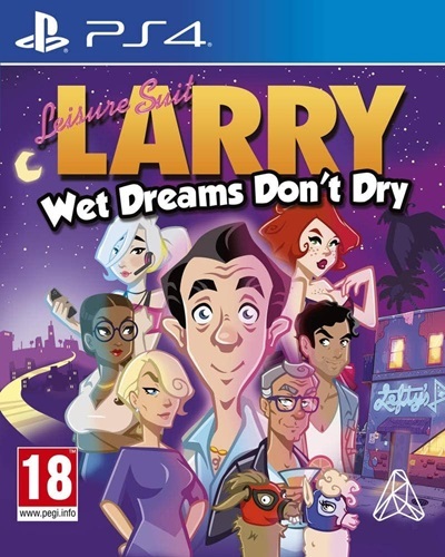 Pochette Leisure Suit Larry : Wet Dreams Don't Dry version PlayStation 4