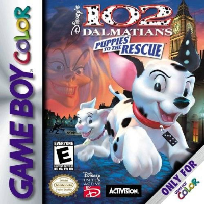 Pochette Les 102 Dalmatiens à la rescousse! version GameBoy/Color