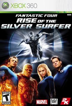 Pochette Les 4 Fantastiques et le Surfer d'Argent version Xbox 360