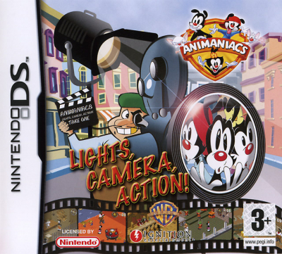 Pochette Les Animaniacs : Lights, Caméra, Action ! version DS