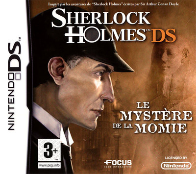 Pochette Les Aventures de Sherlock Holmes : Le Mystère de la Momie version DS