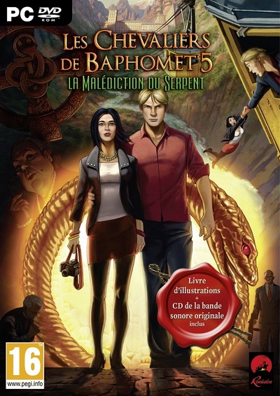 Pochette Les Chevaliers de Baphomet : La Malédiction du Serpent version PC Windows