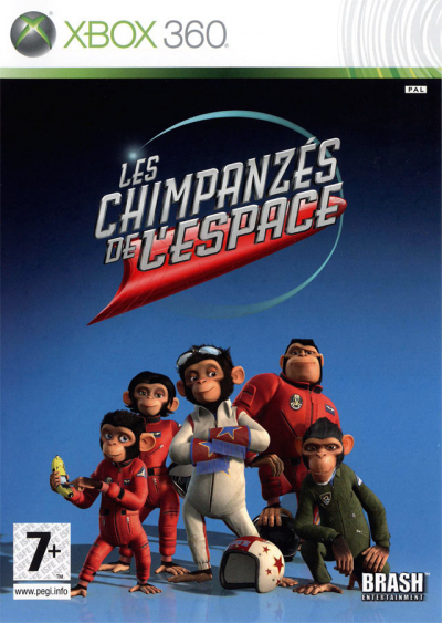 Pochette Les chimpanzés de l'espace version Xbox 360