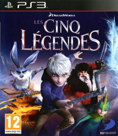 Pochette Les Cinq Légendes version PlayStation 3
