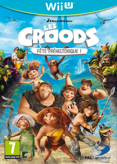 Pochette Les Croods : Fête Préhistorique version Wii U