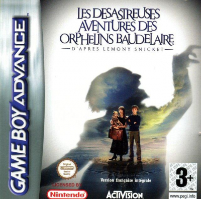 Pochette Les Désastreuses Aventures des Orphelins Baudelaire version GameBoy Advance