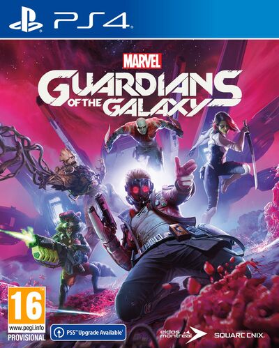 Pochette Les Gardiens de la Galaxie version PlayStation 4