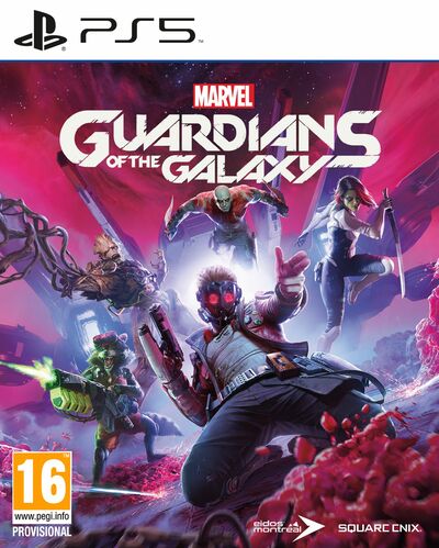 Pochette Les Gardiens de la Galaxie version PlayStation 5