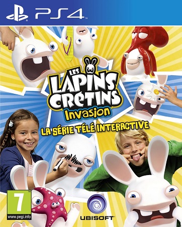 Pochette Les Lapins Crétins Invasion : La Série Télé Interactive version PlayStation 4