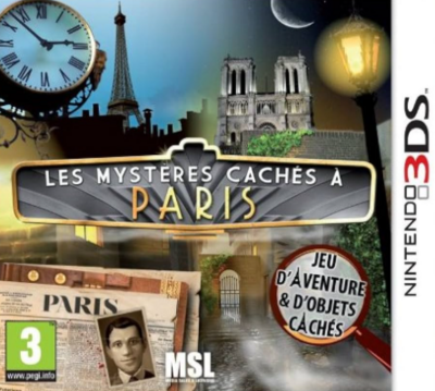 Pochette Les mystères cachés à Paris version 3DS
