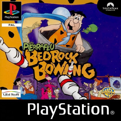 Pochette Les Pierrafeu : Bedrock Bowling version PlayStation