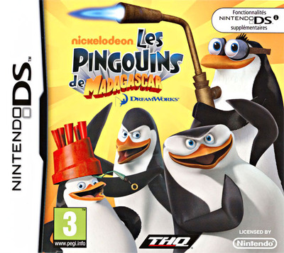 Pochette Les Pingouins de Madagascar version DS