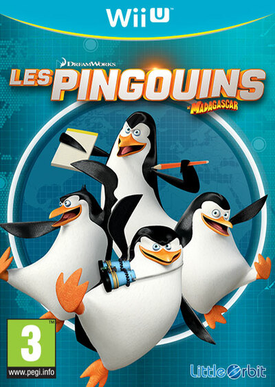 Pochette Les Pingouins de Madagascar version Wii U