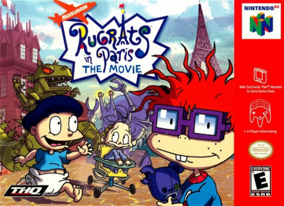 Pochette Les Razmoket à Paris : Le Film version Nintendo 64