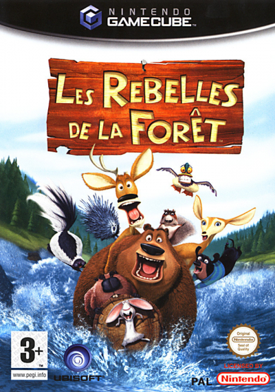 Pochette Les rebelles de la forêt version GameCube