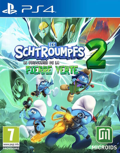 Pochette Les Schtroumpfs 2 : Le prisonnier de la Pierre Verte version PlayStation 4
