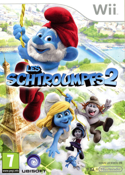 Pochette Les Schtroumpfs 2 version Wii