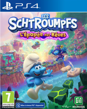 Pochette Les Schtroumpfs – L'Épopée des Rêves version PlayStation 4