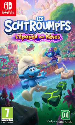 Pochette Les Schtroumpfs – L'Épopée des Rêves version Switch