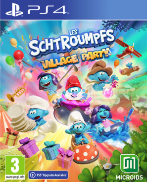 Pochette Les Schtroumpfs - Village Party version PlayStation 4