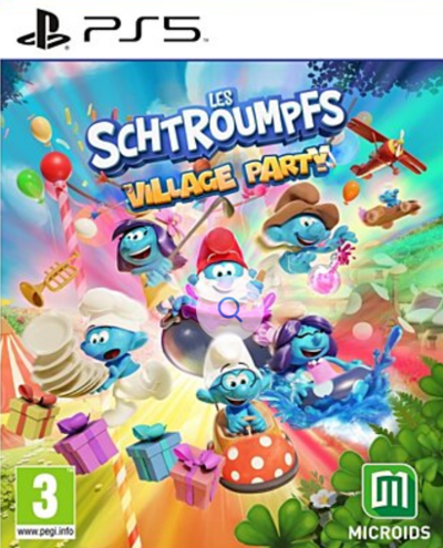 Pochette Les Schtroumpfs - Village Party version PlayStation 5