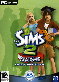 Pochette Les Sims 2 : Académie version PC Windows