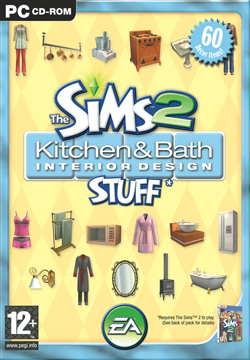 Pochette Les Sims 2 : Kit Cuisine et Salle de Bain Design version PC Windows