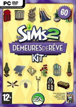 Pochette Les Sims 2 : Kit Demeures de Rêve version PC Windows