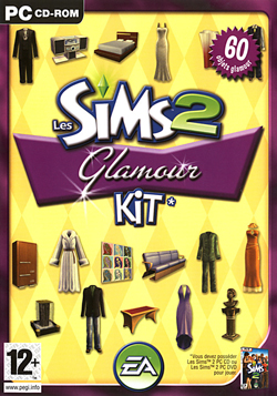 Pochette Les Sims 2 : Kit Glamour version PC Windows