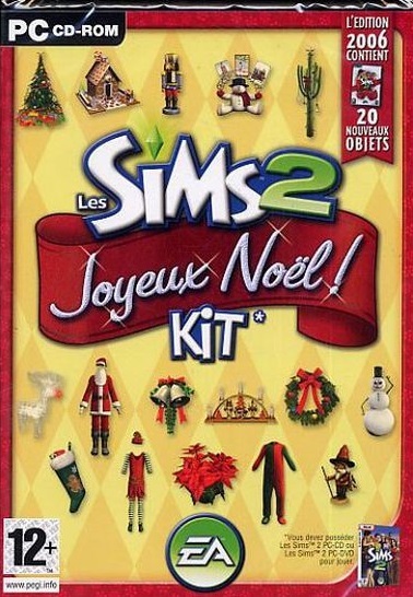 Pochette Les Sims 2 : Kit Joyeux Noël version PC Windows