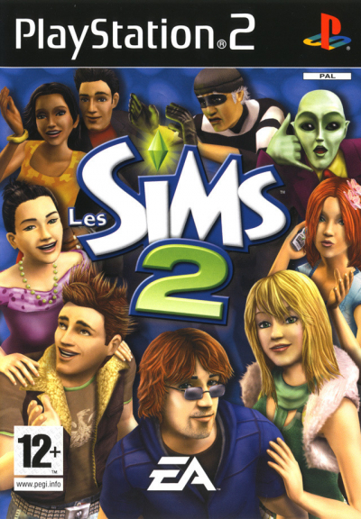Pochette Les Sims 2 version PlayStation 2
