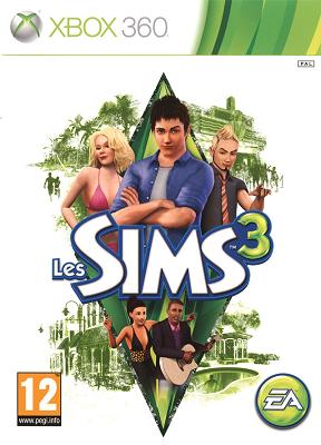 Pochette Les Sims 3 version Xbox 360