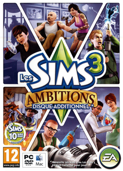 Pochette Les Sims 3 : Ambitions version PC Windows