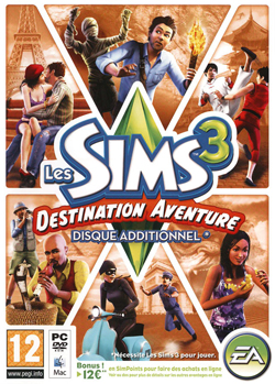 Pochette Les Sims 3 : Destination Aventure version PC Windows