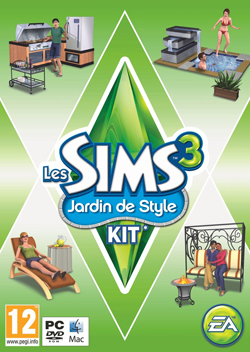 Pochette Les Sims 3 : Jardin de Style Kit version PC Windows