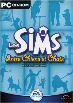Pochette Les Sims : Entre Chiens et Chats version PC Windows