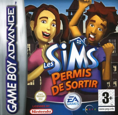 Pochette Les Sims : Permis de sortir version GameBoy Advance