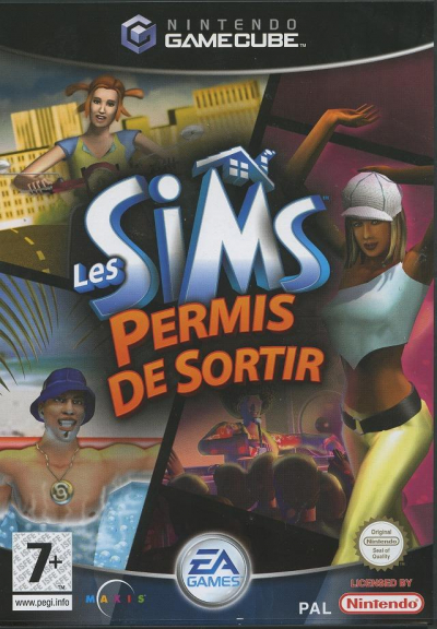 Pochette Les Sims : Permis de sortir version GameCube