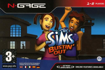 Pochette Les Sims : Permis de sortir version N-Gage