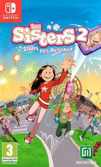 Pochette Les Sisters 2 : Stars des Réseaux version Switch