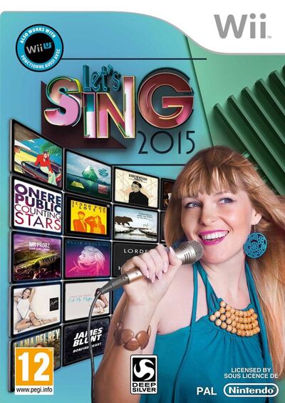 Pochette Let's Sing 2015 version Wii