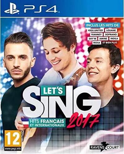 Pochette Let's Sing 2017 Hits Français et Internationaux version PlayStation 4