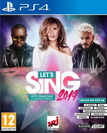Pochette Let's Sing 2019 version PlayStation 4